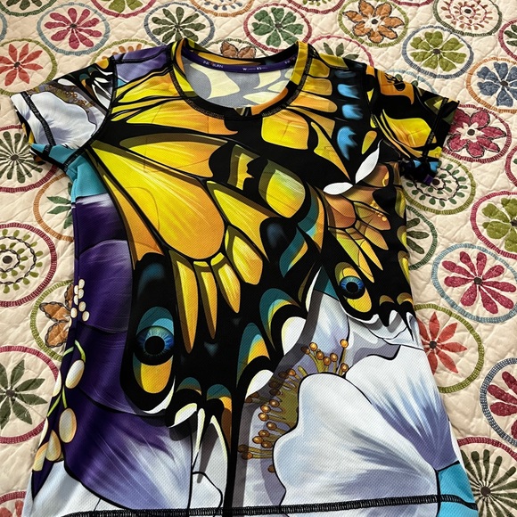 🦋 InkNBurn Flutter Tech T. Size XS - Picture 2 of 3